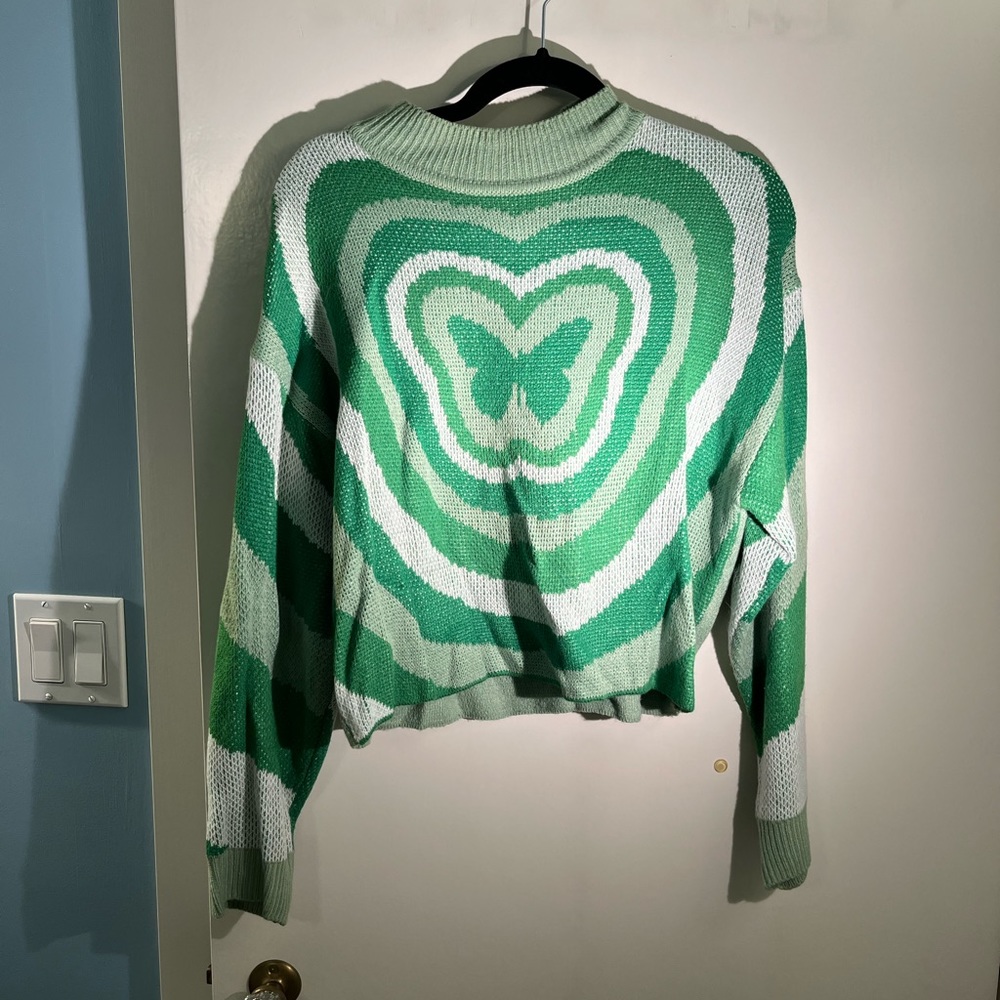 H&M Butterfly Turtleneck Sweater